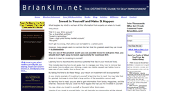 Desktop Screenshot of briankim.net